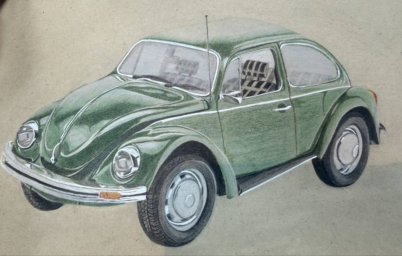 آموزش نقاشی سیاه قلم سیندخت سهروردی